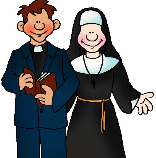 Priest and Nun
